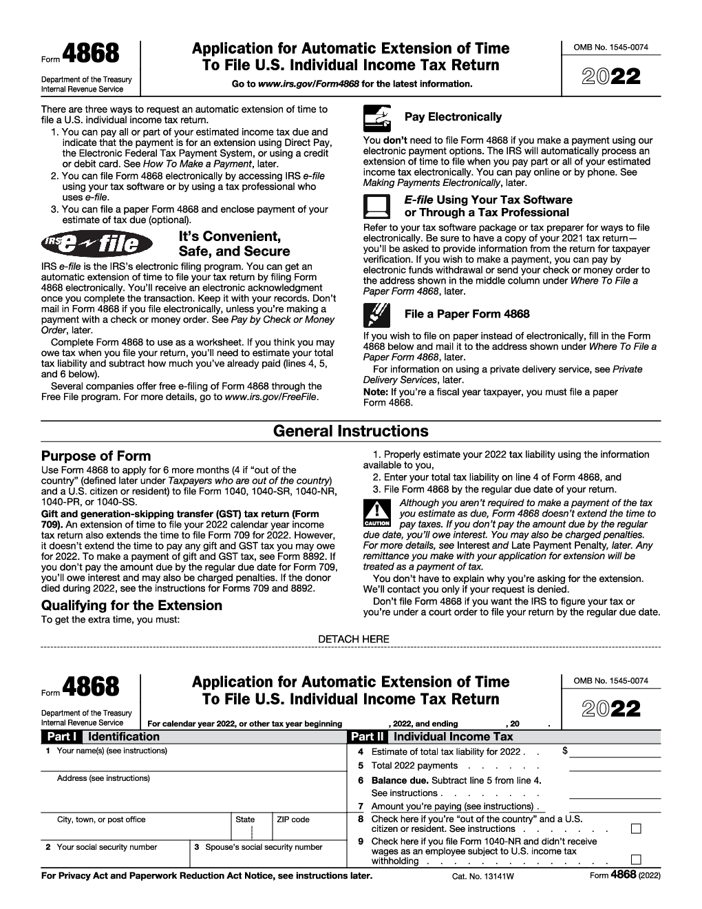 Federal Extension Form 2024 Ashly Leontine
